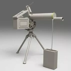 Browning Machine Gun 3d model
