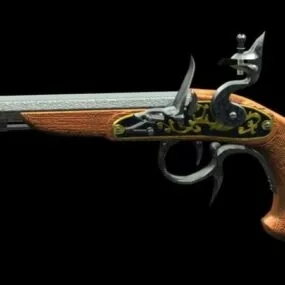 Buccaneer Handgun 3d model