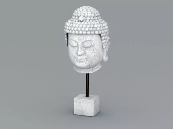 Man Head Gerard Lanvin 3d model