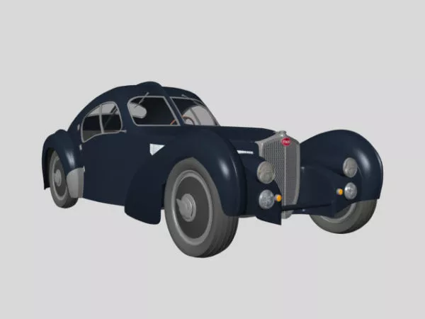 Bugatti Eb110 Super Car 3d model
