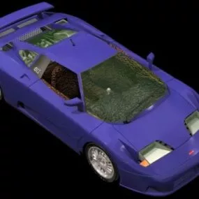 Bugatti Eb110 Sports Car 3d model
