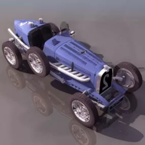 Bugatti Type 23 Brescia Two-seater 3d model