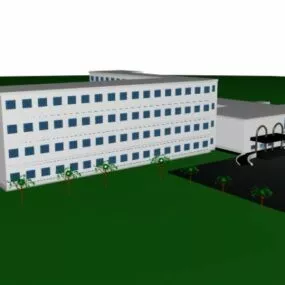 Building And Landscape 3d model