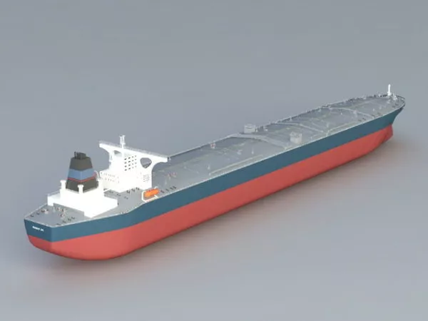 Bulk Carrier Ship 3d model Bulk Carrier Ship 3d model