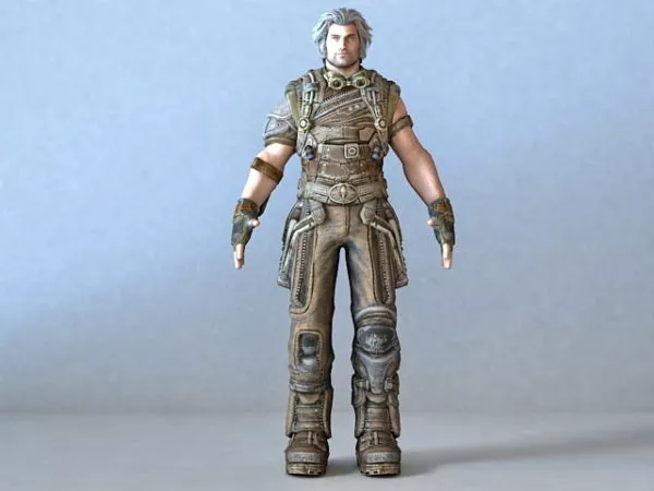 Bulletstorm Grayson Hunt Character 3d model Bulletstorm Grayson Hunt Character 3d model