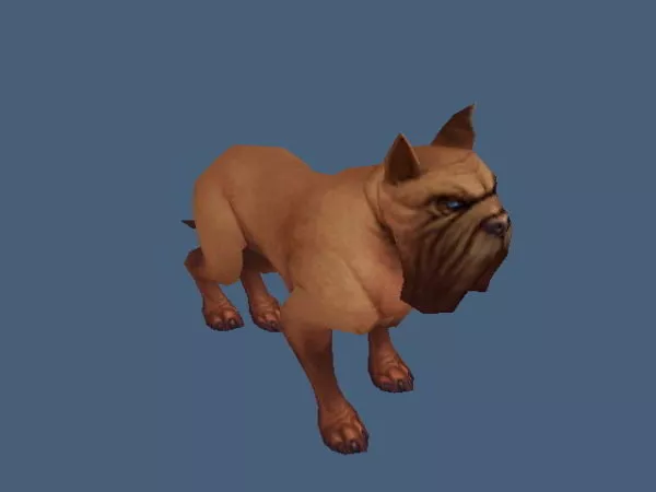 Husky Dog Rigged 3d model