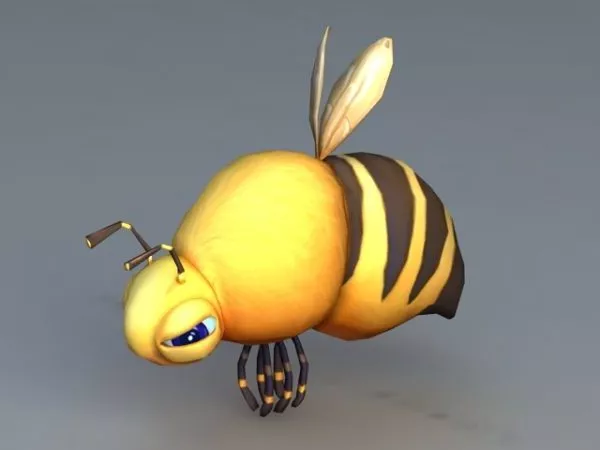 Bumble Bee Cartoon Character 3d model Bumble Bee Cartoon Character 3d model