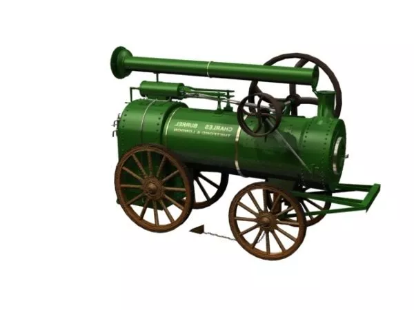 Burrell Tractor 3d model Burrell Tractor 3d model