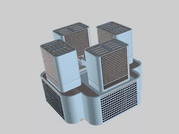 Business Center Building 3d model Business Center Building 3d model
