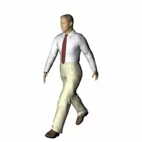 Character Business Man 3d model