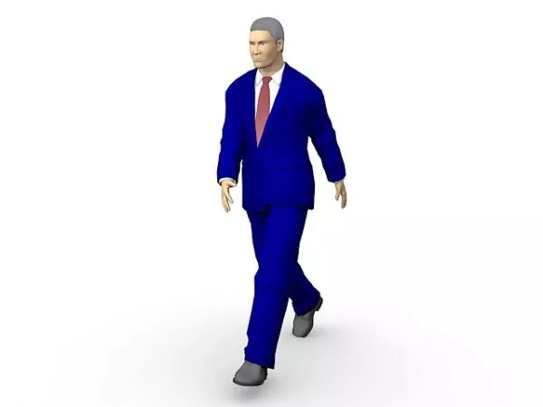 Business Man Walking 3d model Business Man Walking 3d model