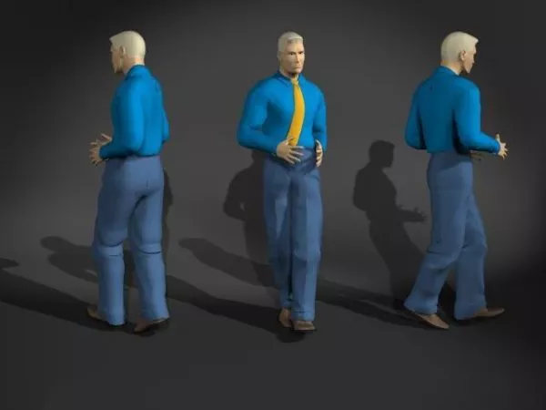 Businessman Man Dance Pose 3d model Businessman Man Dance Pose 3d model