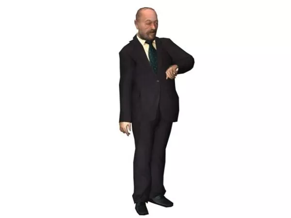 Man With Jean Pant 3d model