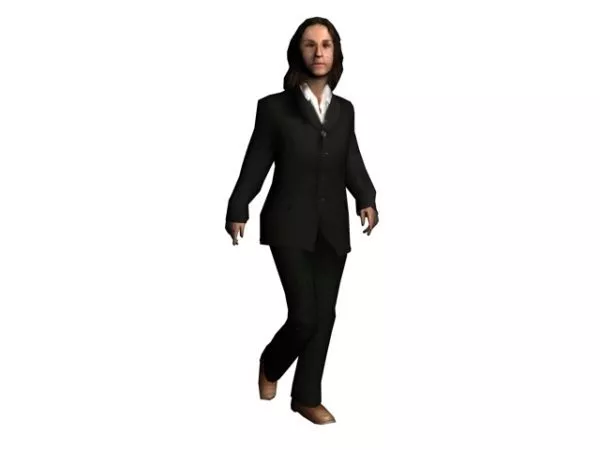 Character Businesswoman Walking 3d model Character Businesswoman Walking 3d model