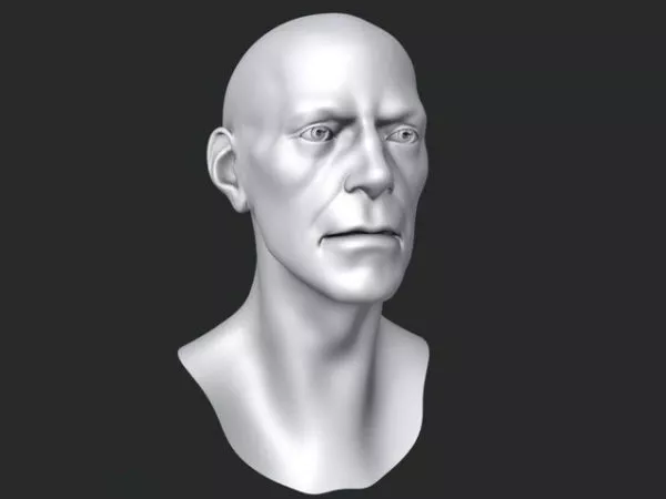 Bust Of Man Character 3d model Bust Of Man Character 3d model
