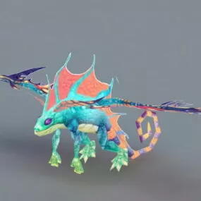 Butterfly Dragon 3d model