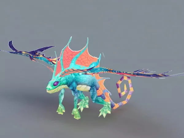 Butterfly Dragon 3d model Butterfly Dragon 3d model