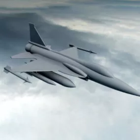 Cac Fc-1 Xiaolong Combat Aircraft 3d model