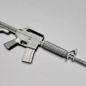 Car-15 Commando Xm177 3d model