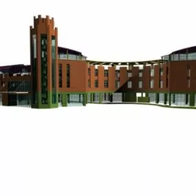 Cbd Office Building 3d model