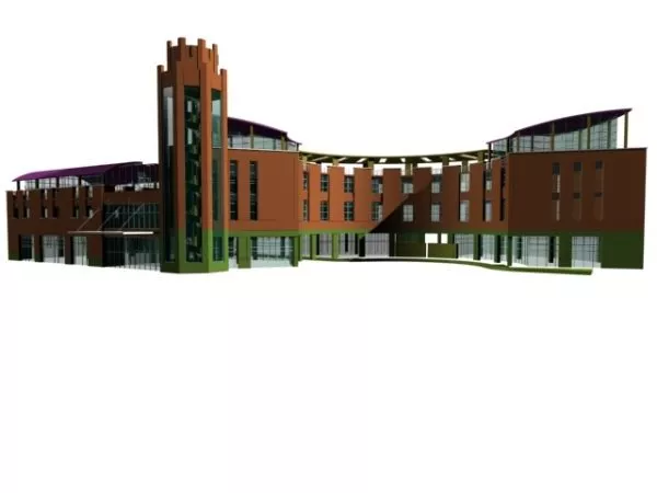 Cbd Office Building 3d model Cbd Office Building 3d model