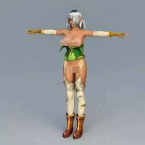 Cg Models Girl Character 3d model