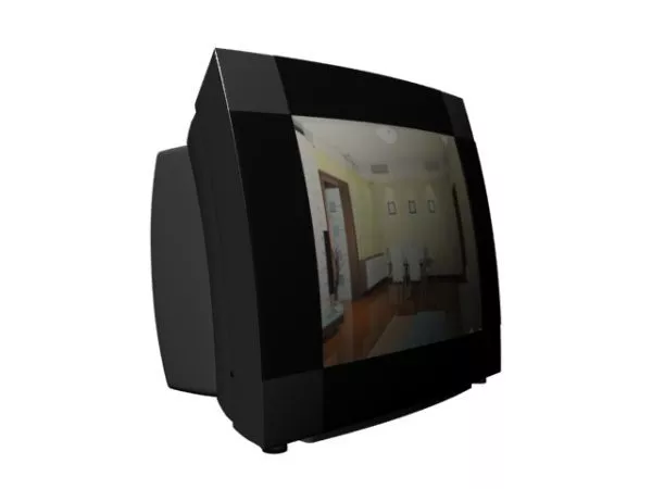 Crt Tv Set 3d model Crt Tv Set 3d model