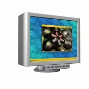 Crt Monitor 3d model