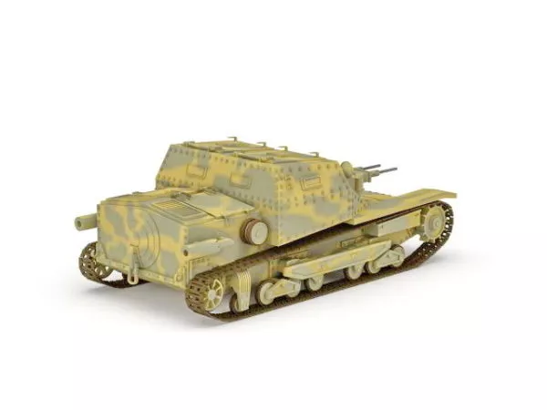 Vintage Tank Weapon 3d model