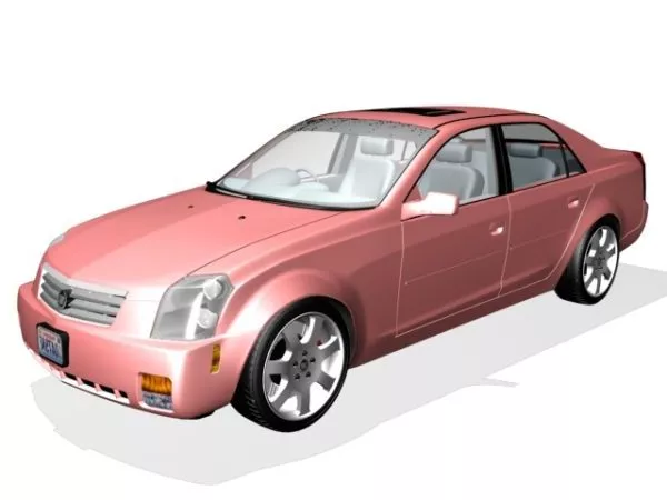 Cadillac Dts Sedan 3d model Cadillac Dts Sedan 3d model