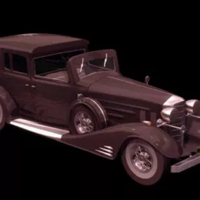 Cadillac Type 51 Luxurious Automobile 3d model
