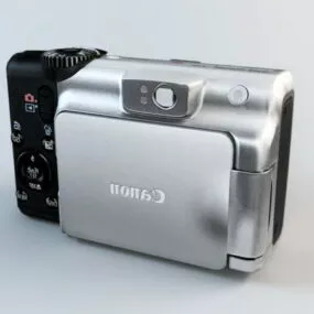 Canon Powershot A650 Digital Camera 3d model
