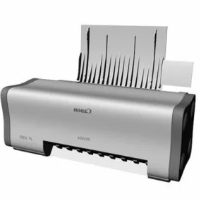 Canon Ip1000 Color Inject Printer 3d model