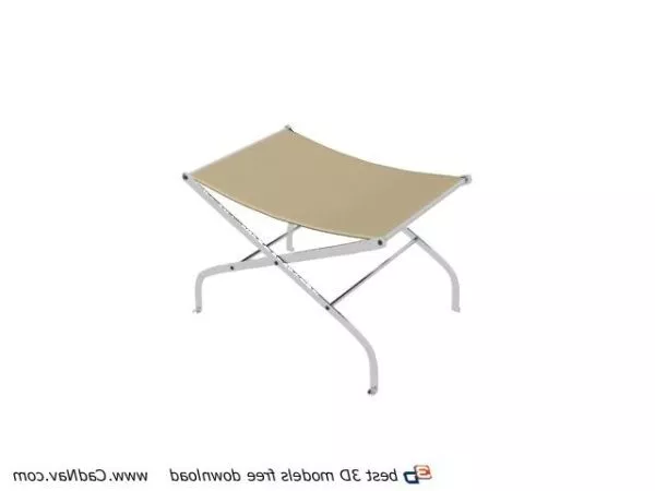 Canvas Folding Stool Furniture 3d model Canvas Folding Stool Furniture 3d model