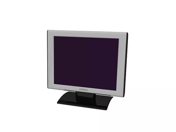 Lcd Monitor With Stand 3d model
