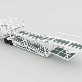 Car Carrier Trailer 3d model