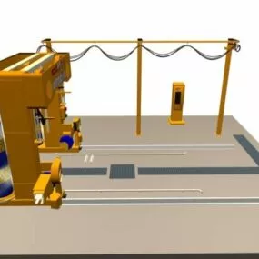 Car Wash 3d model