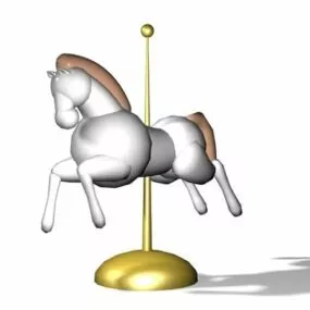 Carousel Horse Centerpiece 3d model