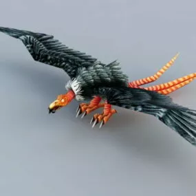 Carrion Vulture 3d model