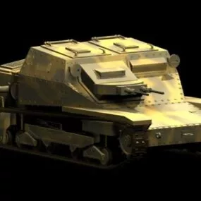 Carro Veloce Cv-35 Tankette 3d model