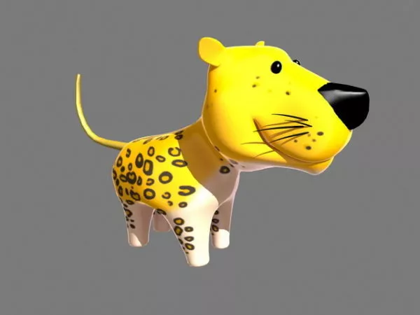 Savana Leopard Animal 3d model