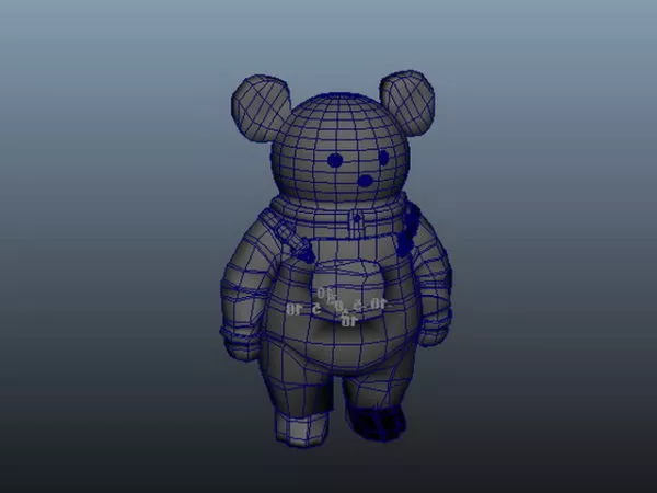 Cartoon Bear Toy 3d model Cartoon Bear Toy 3d model