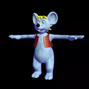 Cartoon Bear Character 3d model