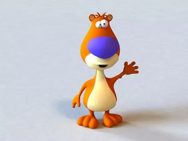 Cartoon Bear Funny 3d model Cartoon Bear Funny 3d model