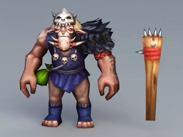 Skeleton Warrior 3d model