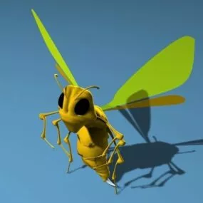 Cartoon Bee 3d model