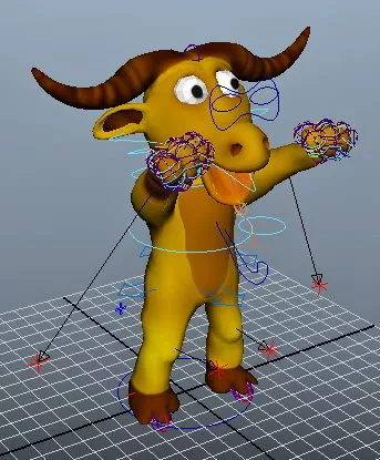 Cartoon Beef Cow 3d model Cartoon Beef Cow 3d model