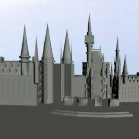 Cartoon Castle 3d model
