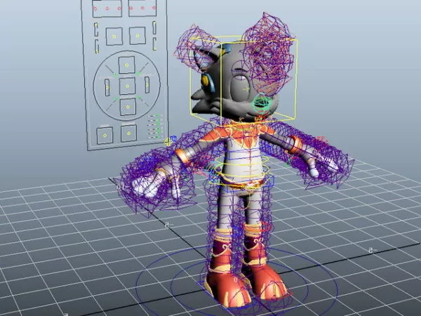 Cartoon Cat Character Rigged 3d model Cartoon Cat Character Rigged 3d model