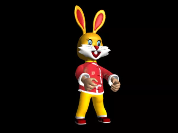 Cartoon Chinese Zodiac Rabbit 3d model Cartoon Chinese Zodiac Rabbit 3d model